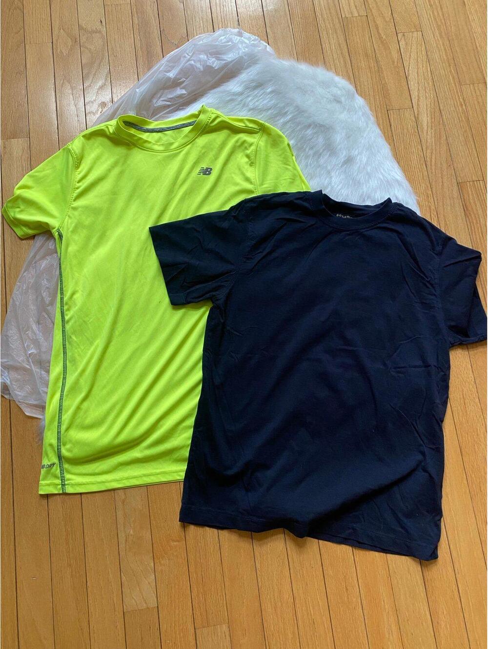 Set of 2 Men's T-Shirts - New Balance Activewear & Sonoma Casual Size Small